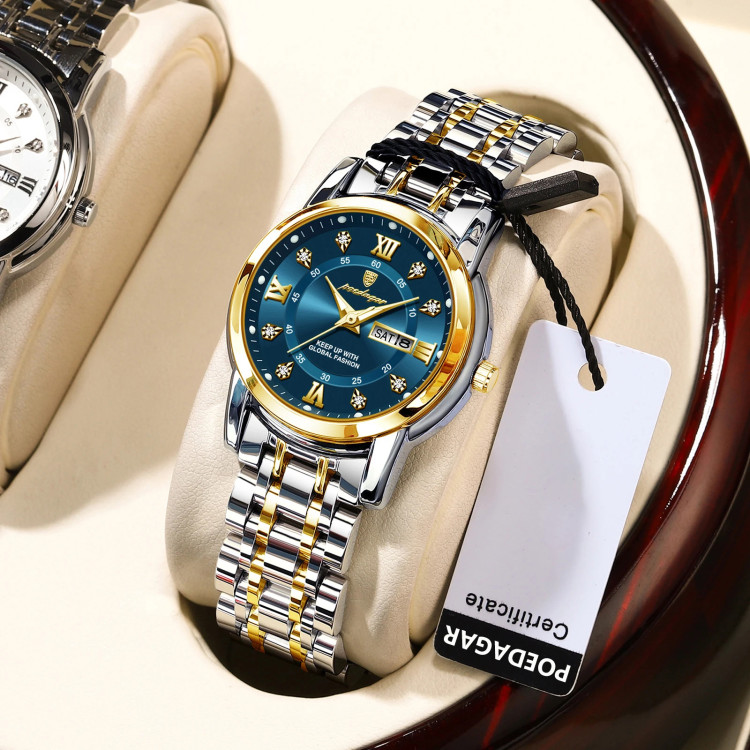 Жіночий годинник POEDAGAR green - 