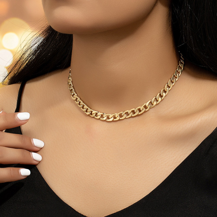 Кольє позолочене №136-58