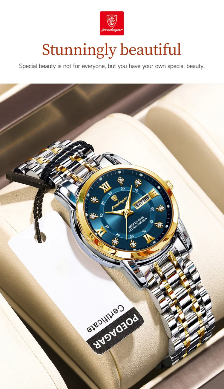 Жіночий годинник POEDAGAR silver - 