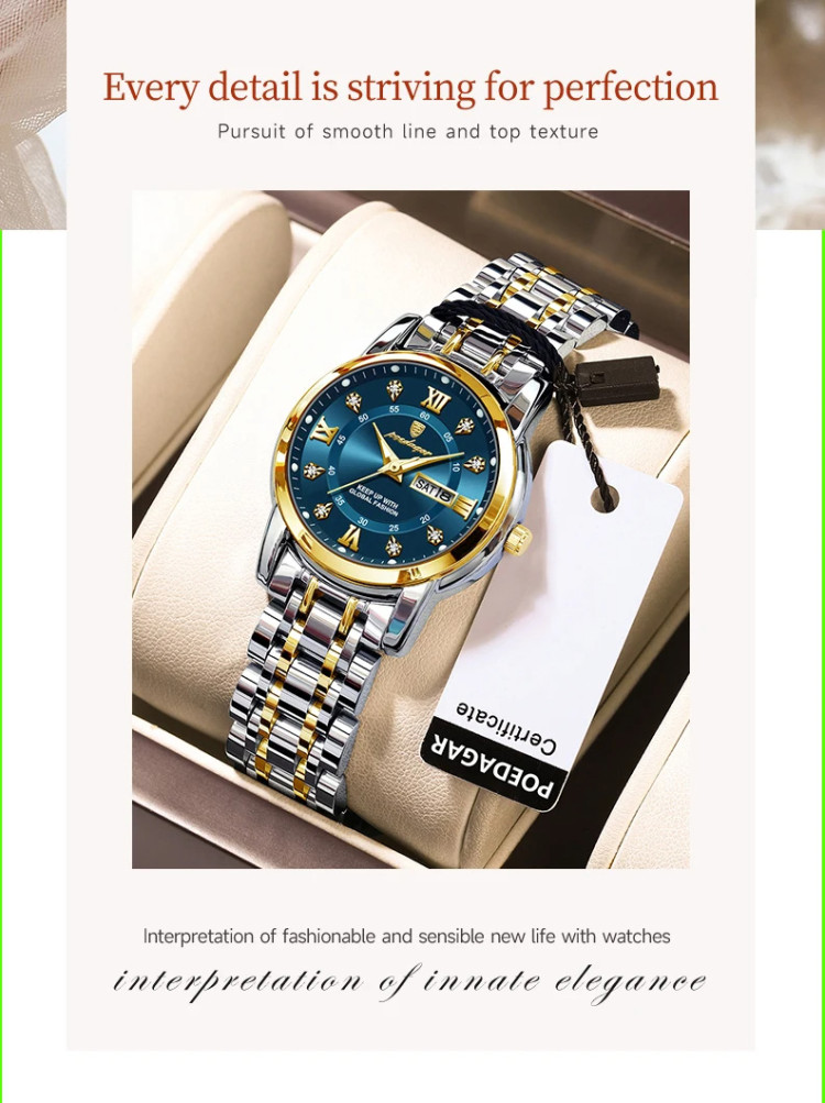 Жіночий годинник POEDAGAR silver - 