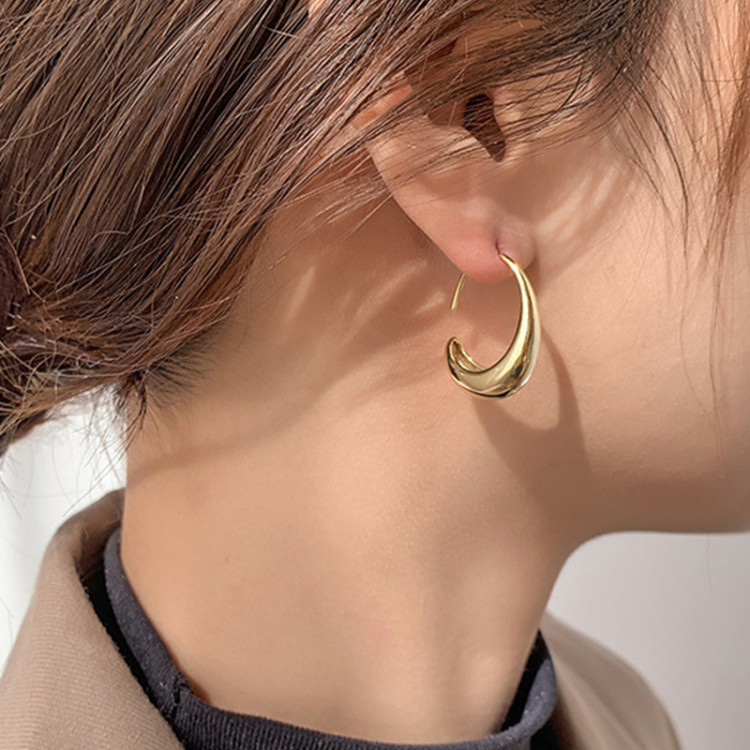 Сережки позолочені №9654 