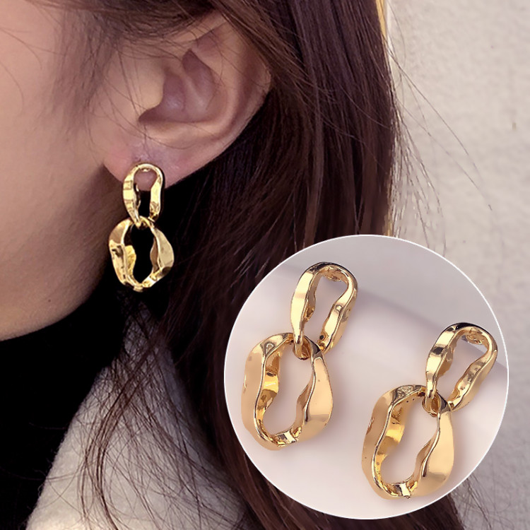 Сережки позолочені №9656 