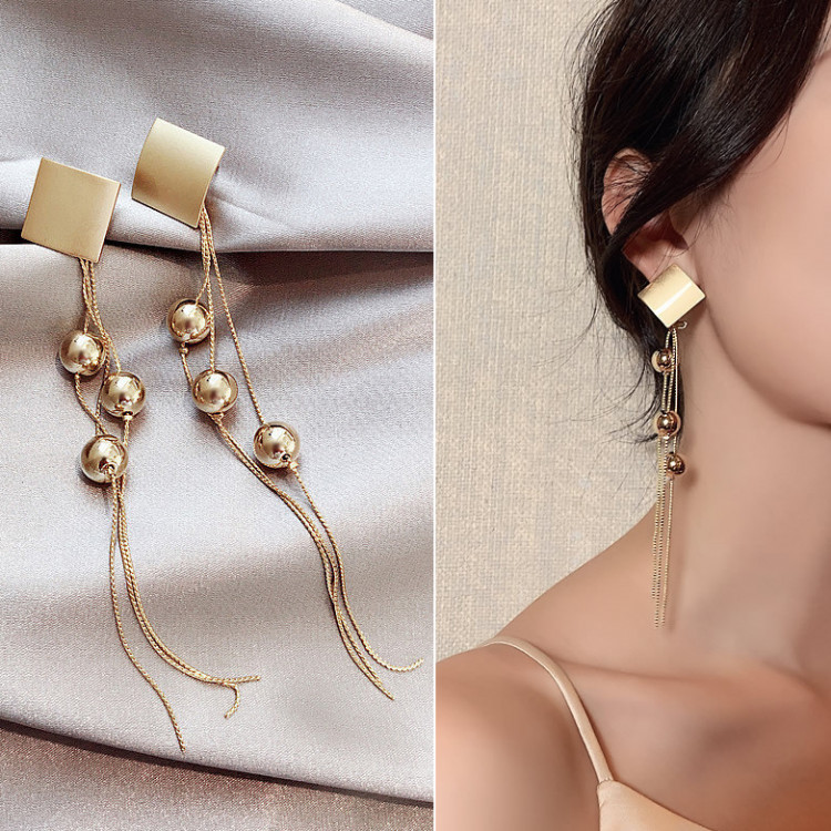 Сережки позолочені №124-17 