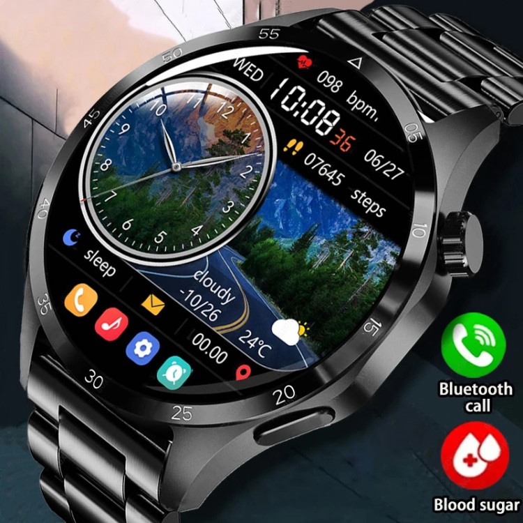 Смарт-годинник Smart Device 11 black steel, 2 ремінці