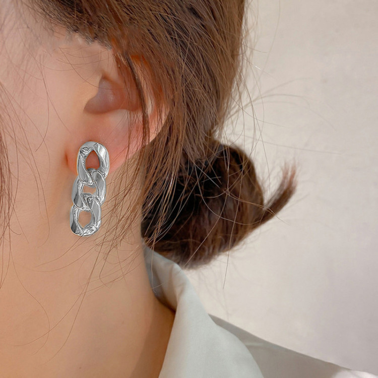 Сережки покриття срібло №9661 