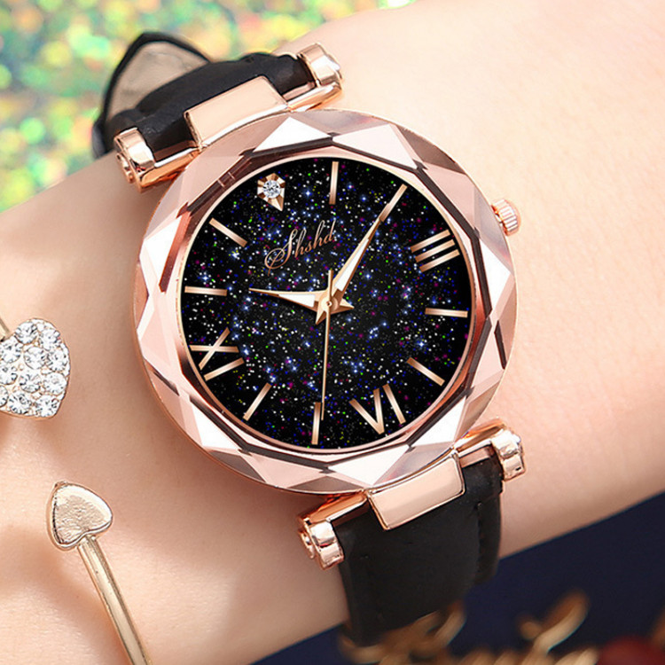 Жіночий годинник black №7235 