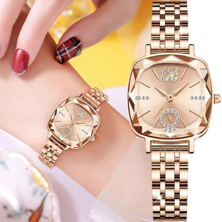 Жіночий годинник + браслет gold №5401 