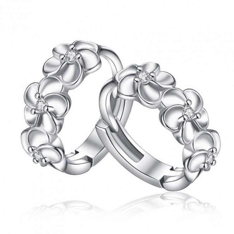 Сережки покриття срібло №23027 