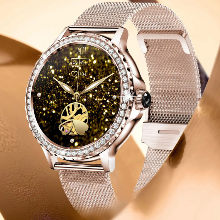 Смарт-годинник Women's Smart Device 13 gold steel  