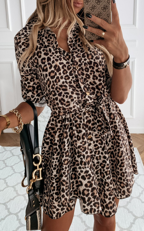 Плаття "Begonia" leopard
