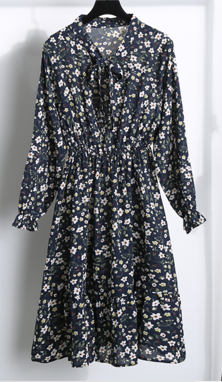 Плаття "Eustoma" dark-blue