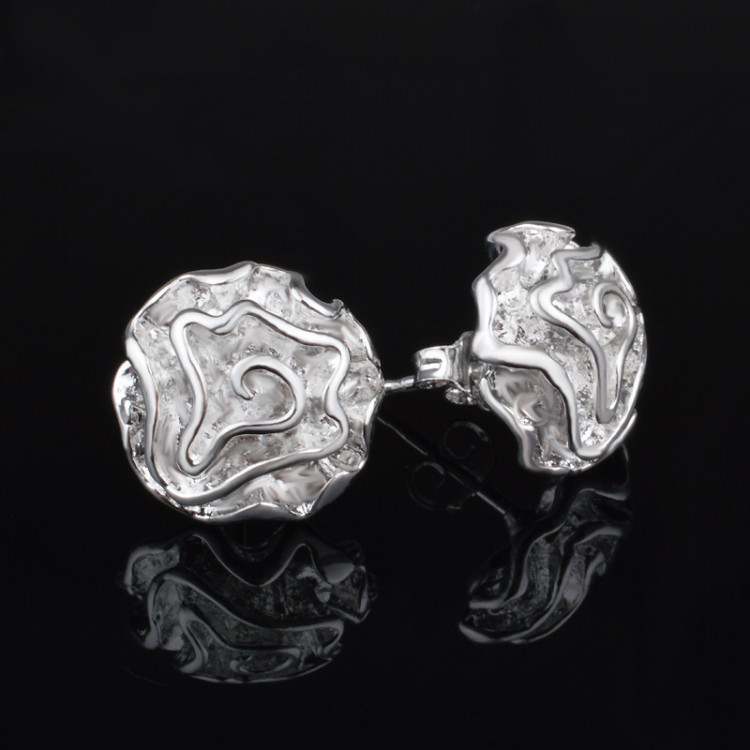 Сережки покриття срібло №23032 