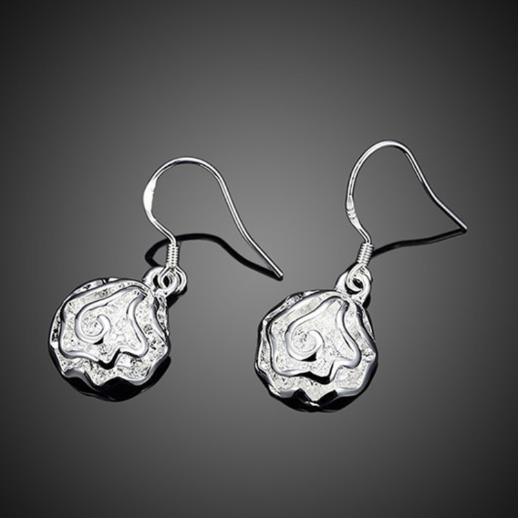 Сережки покриття срібло №23032  - 