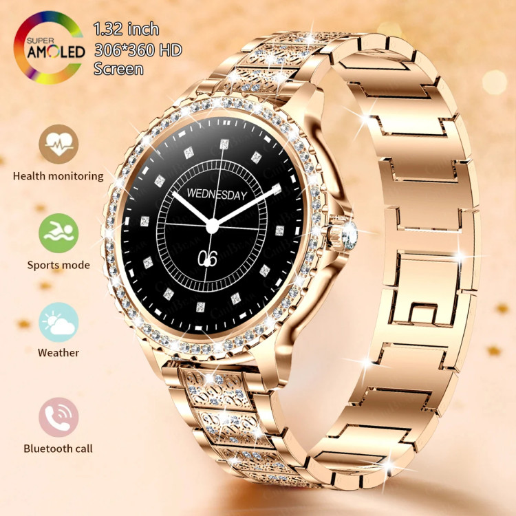Смарт-годинник Women's Smart Device 16 gold steel 