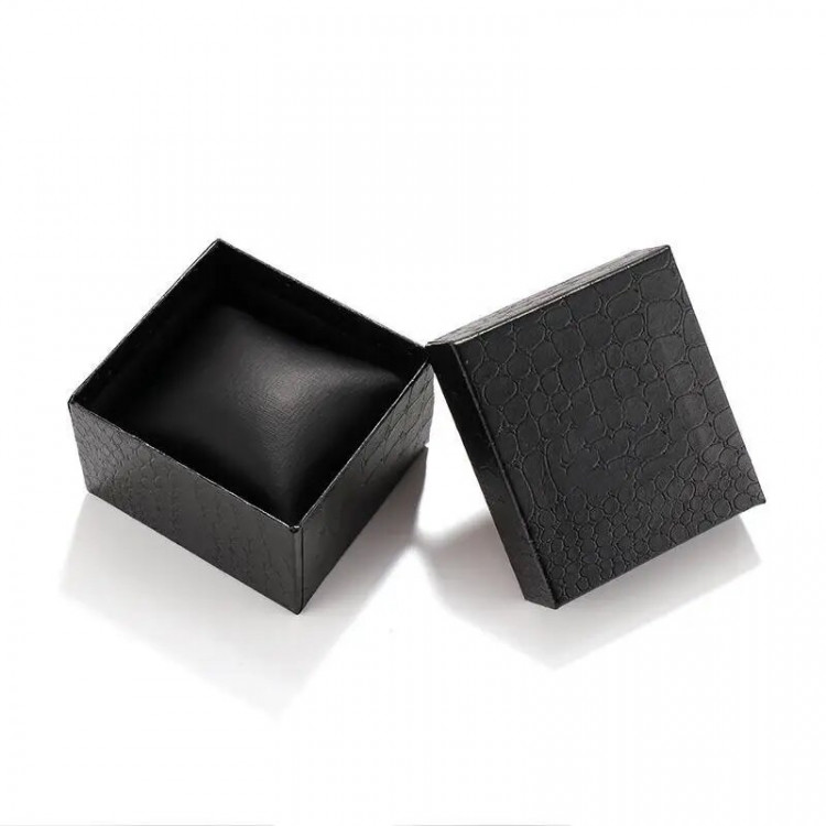 Подарункова коробочка 8х8 см black  - 