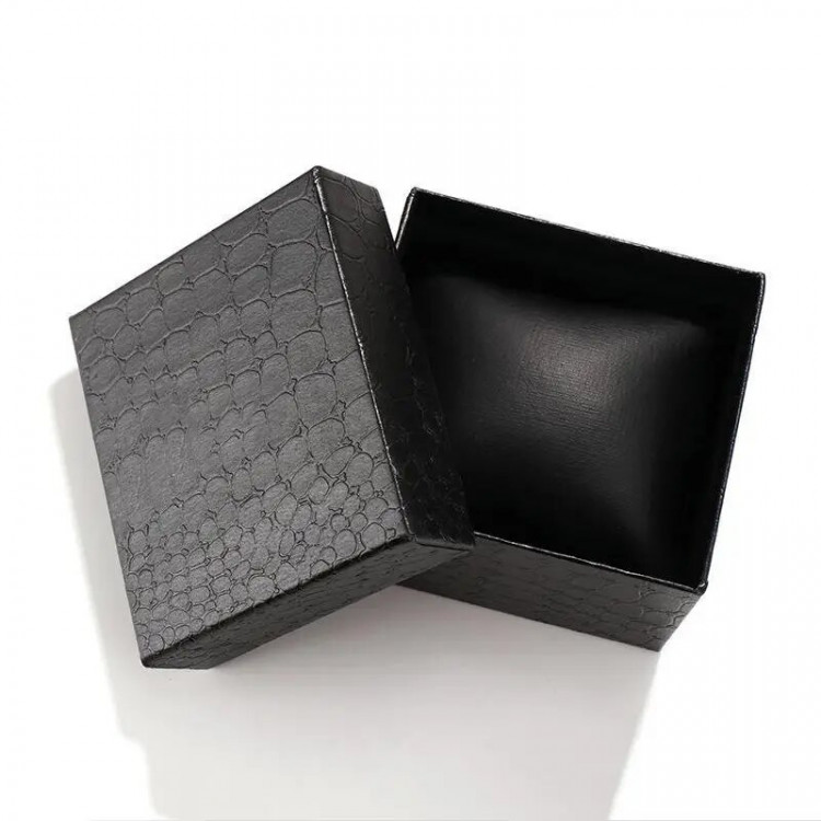 Подарункова коробочка 8х8 см black  - 