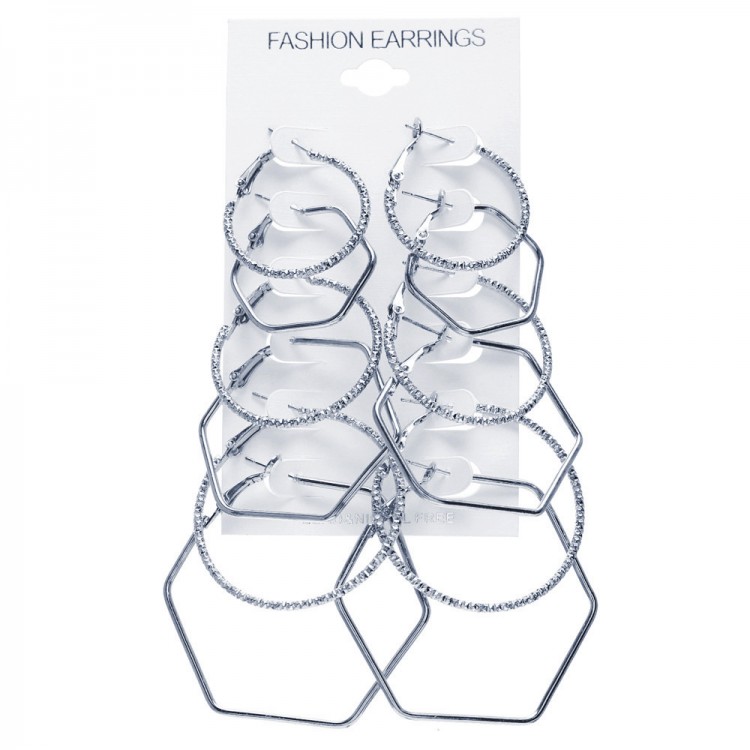 Сережки покриття срібло №08219 