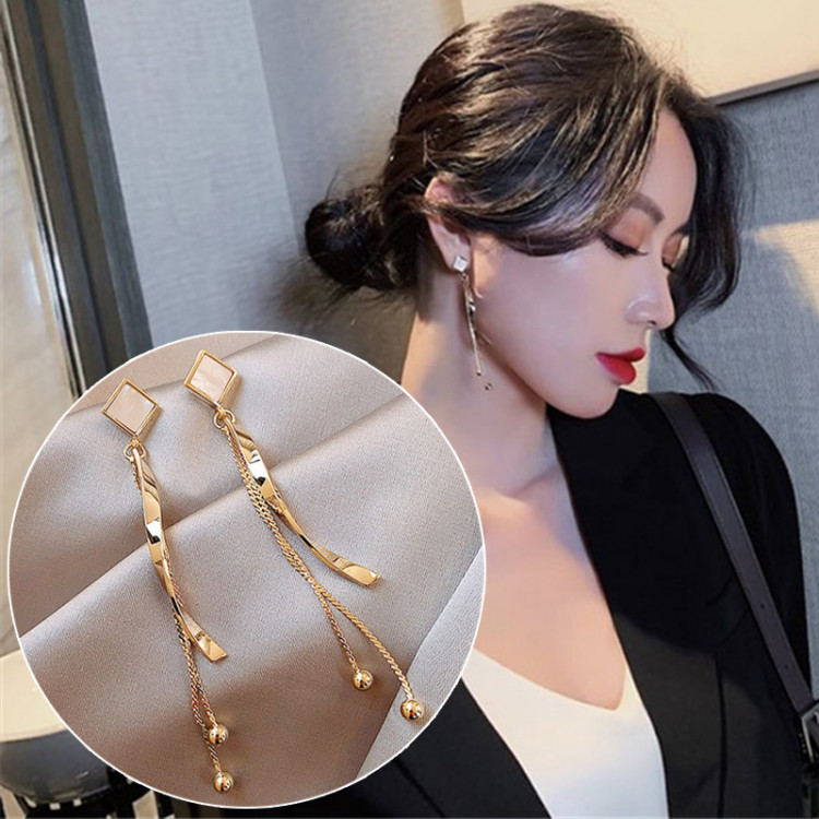 Сережки позолочені №9678 