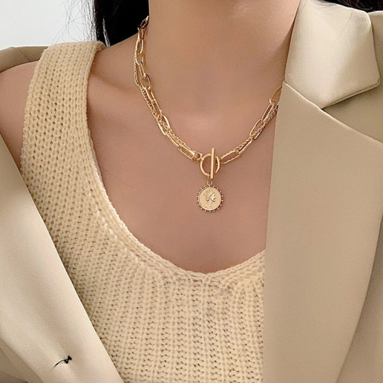 Підвіска позолочена №08290 