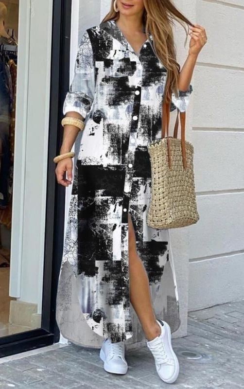 Плаття "Dionne" black+white