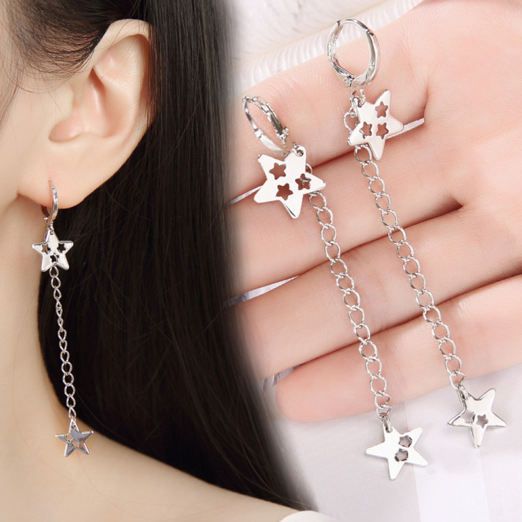 Сережки покриття срібло №23048 