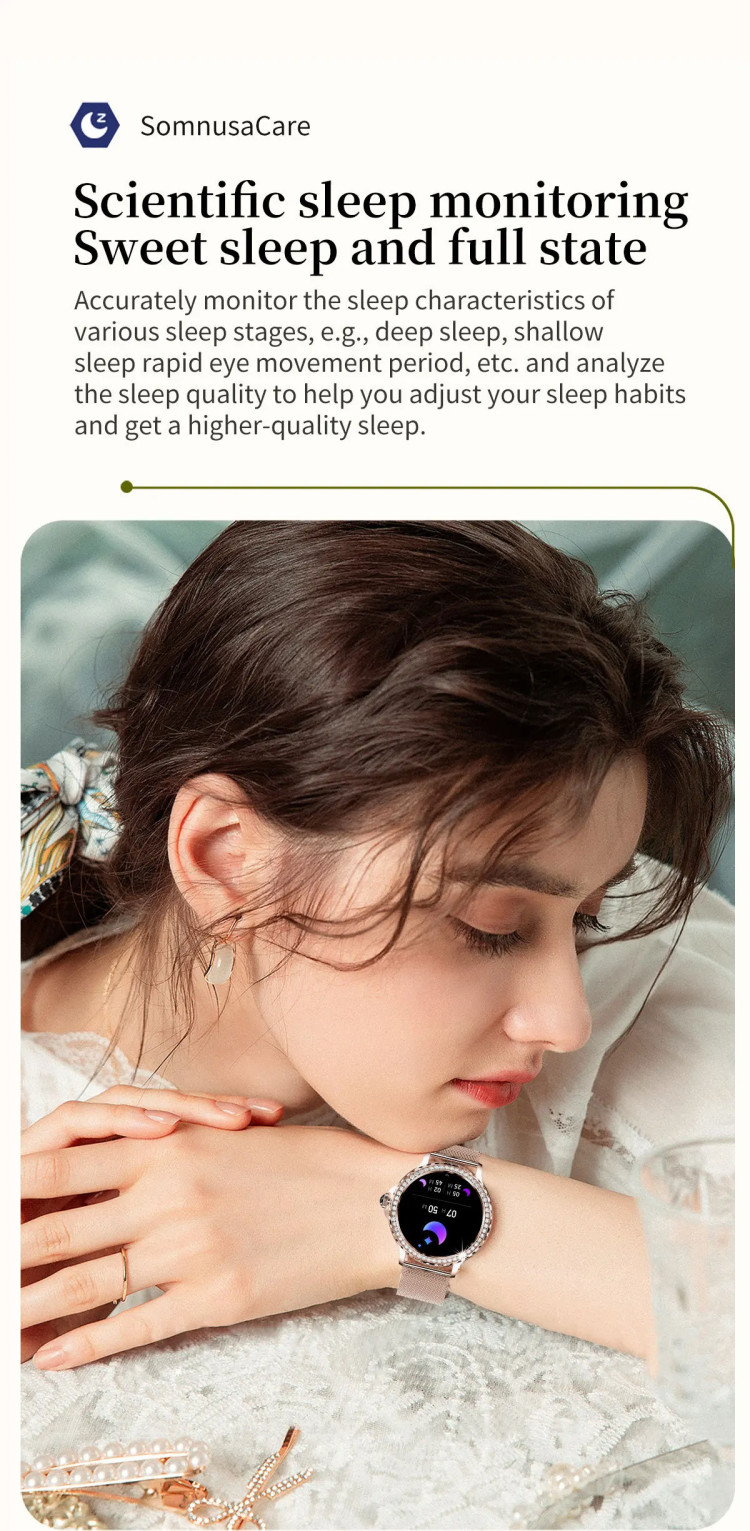 Смарт-годинник Women's Smart Device 13 silver steel, 2 ремінці - 