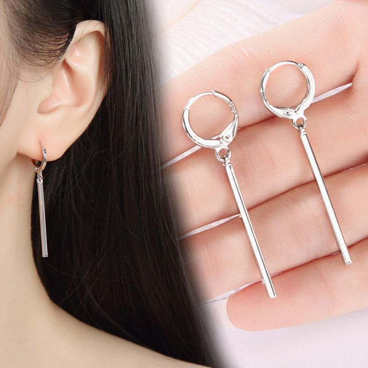 Сережки покриття срібло №23049 