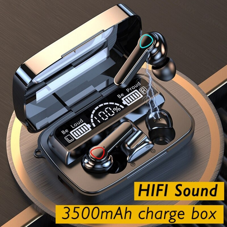 Навушники Bluetooth Air Music + Power Bank 95 black 