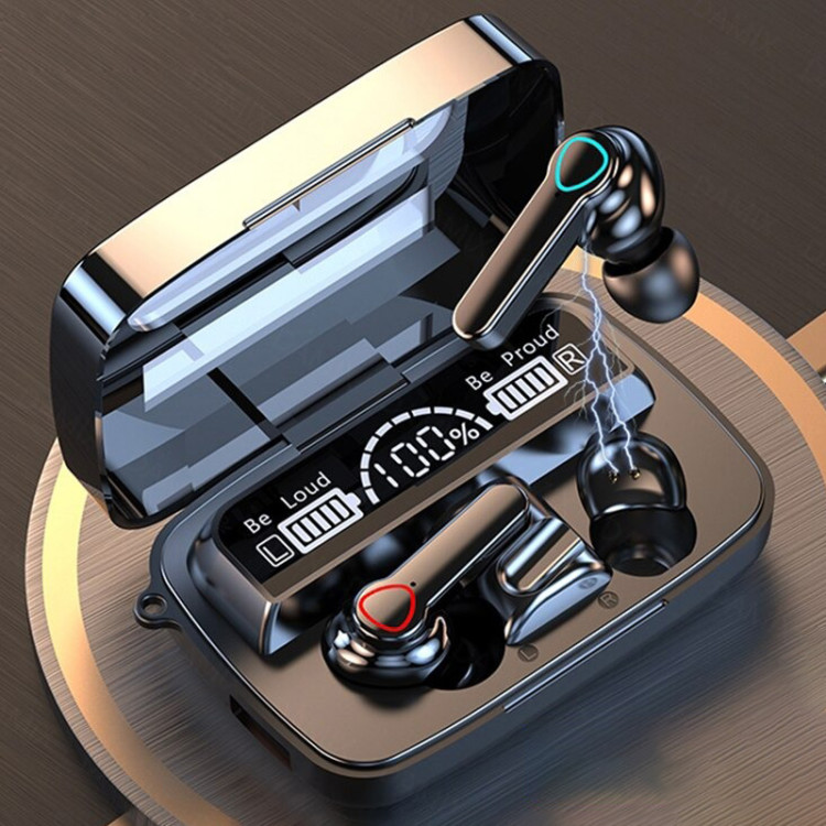 Навушники Bluetooth Air Music + Power Bank 95 black 